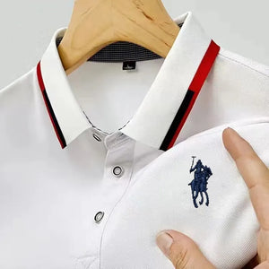 Camisa Masculina Polo Casual Simples Manga Curta - Lojas Milana