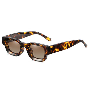 Óculos de Sol Retrô Retangular Pike UV400 (FRETE GRÁTIS)