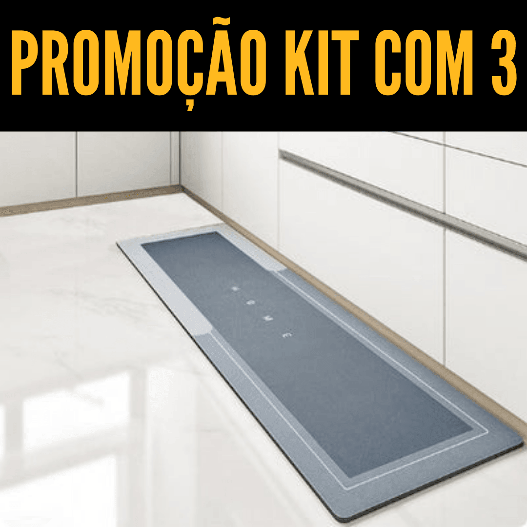 Tapete Antiderrapante e Absorvente Premium - Lojas Milana