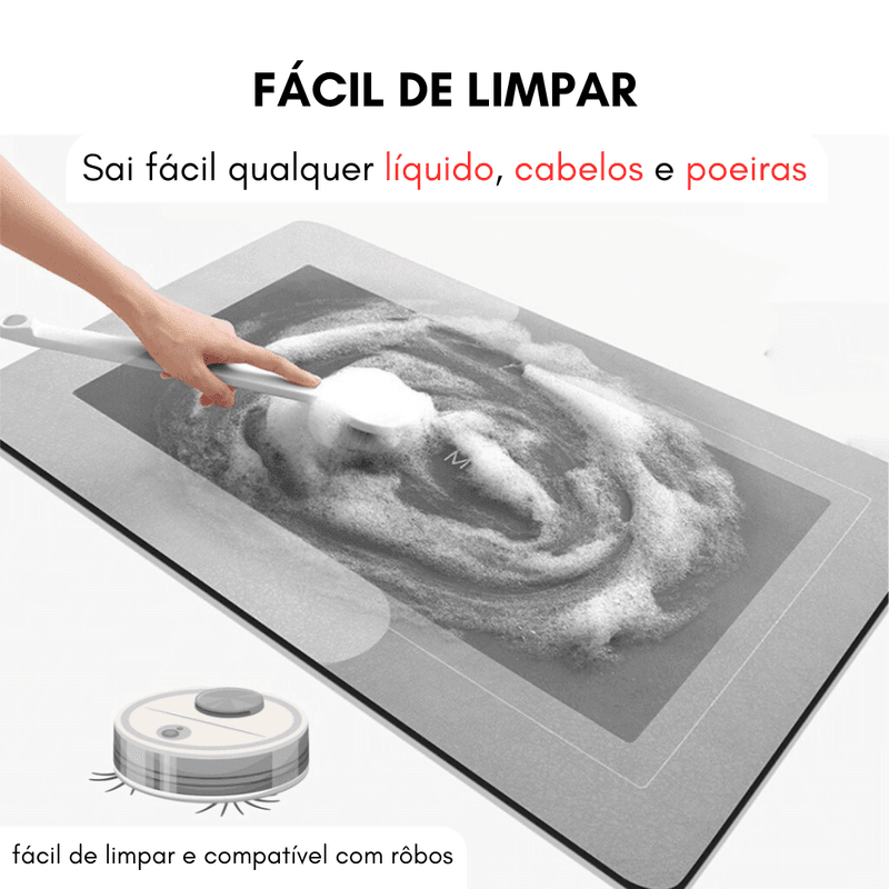 Tapete Antiderrapante e Absorvente Premium - Lojas Milana