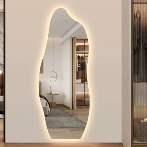 Espelho De Led Orgânico 160x60 Moderno Luxo Decorativo - Lojas Milana