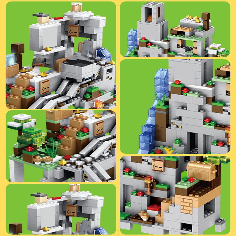 Caverna da Montanha Minecraft (1.000 Peças) - Lojas Milana