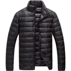 Jaqueta Feminina Puffer Impermeável com Capuz Removível