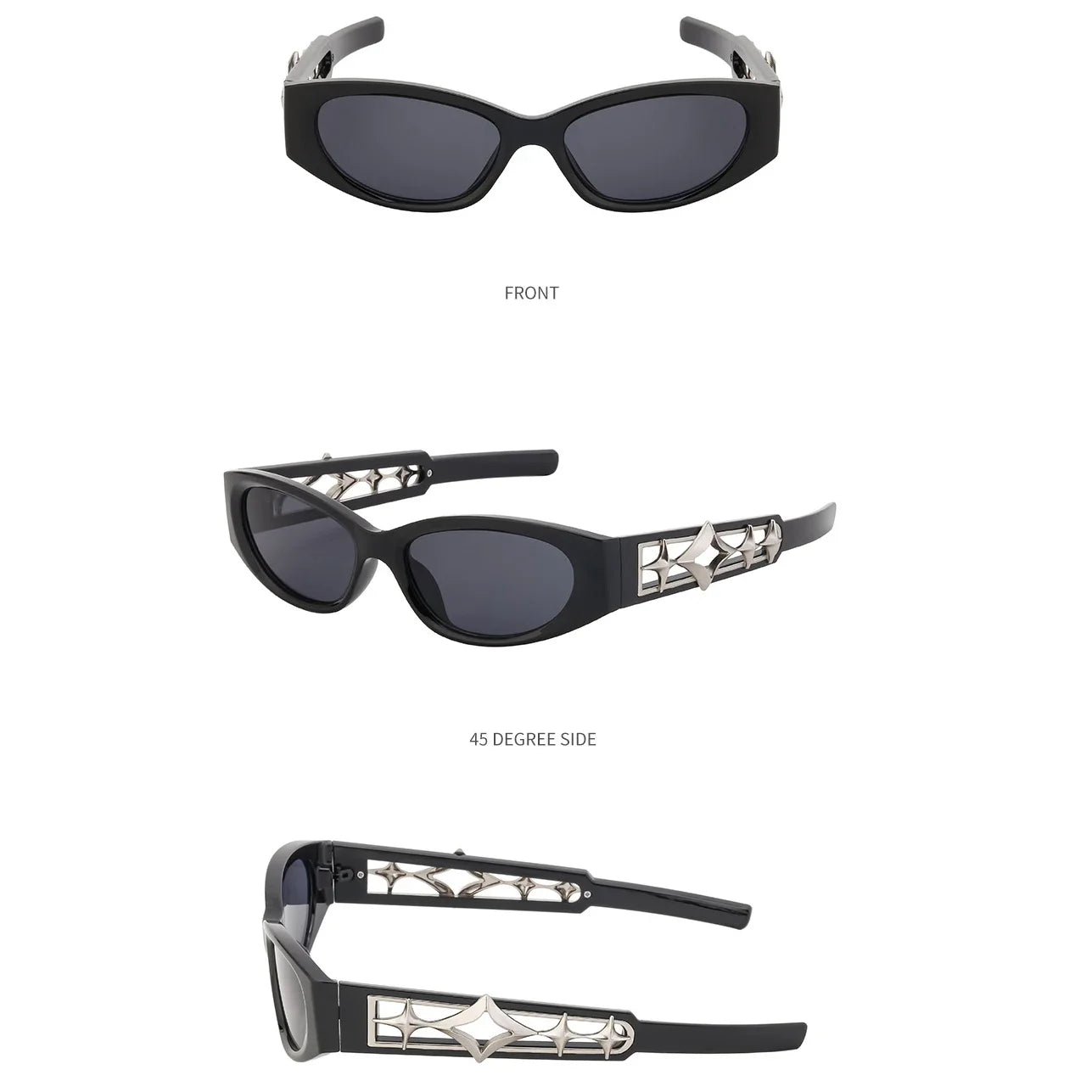 Óculos de Sol y2k Cotter UV400 [LEVE 2 POR R$ 167,00]