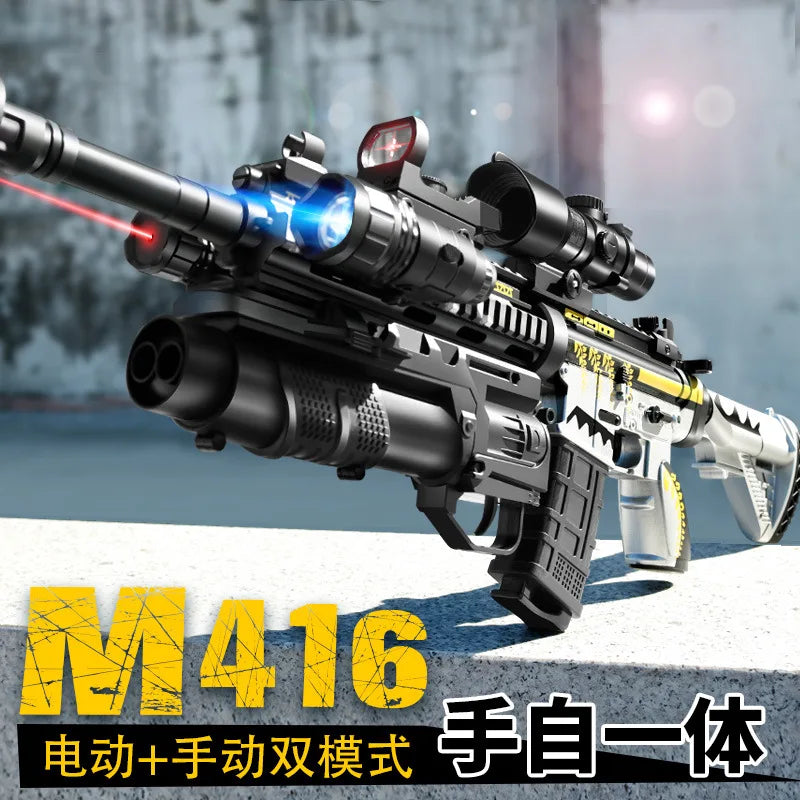 Pistola de Gel Elétrica Manual M416 - Lojas Milana