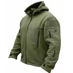 Jaqueta Masculina Tática com Capuz e Forro Fleece