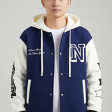 Jaqueta Masculina Varsity Colegial com Capuz NewSport