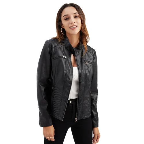 Jaqueta Feminina Casual com Zíper Estilo Streetwear - (Promoção de Inverno 2026)