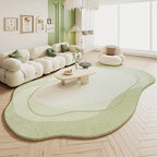 Tapete Sala De Estar Creme Irregular - Lojas Milana