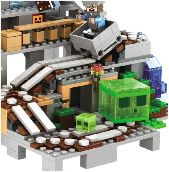 Caverna da Montanha Minecraft (1.000 Peças) - Lojas Milana