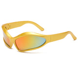 Amarelo lente espelhada