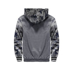 Jaqueta Masculina Camuflada com Capuz