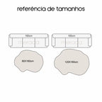 Tapete Para Sala Morada Chique Minimalista - Lojas Milana