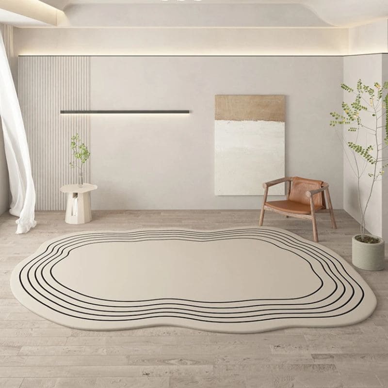 Tapete Para Sala Morada Chique Minimalista - Lojas Milana