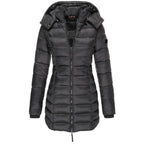 Casaco Feminino de Inverno com Capuz e Zíper - Acolhedor, Elegante e Leve - (Promoção de Inverno 2026)