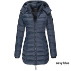 Casaco Feminino de Inverno com Capuz e Zíper - Acolhedor, Elegante e Leve - (Promoção de Inverno 2026)