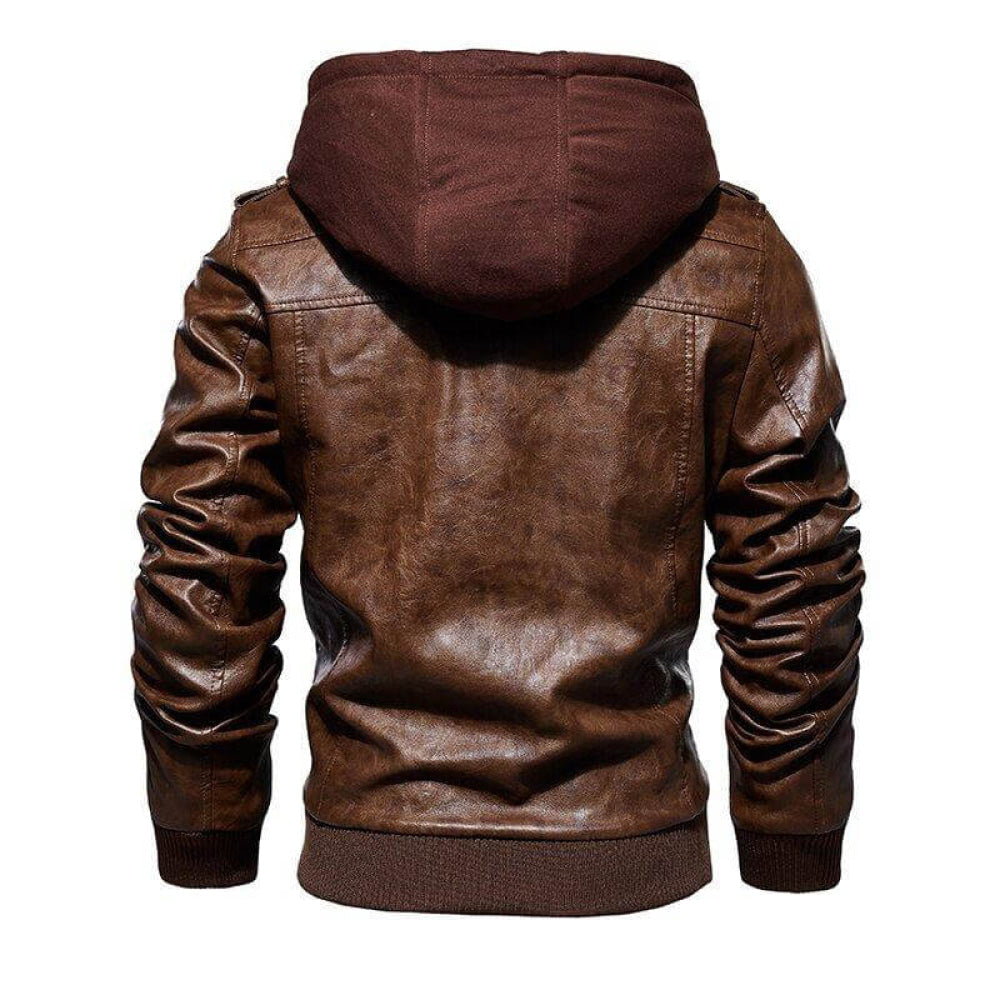 Jaqueta Masculina de Couro Maverick