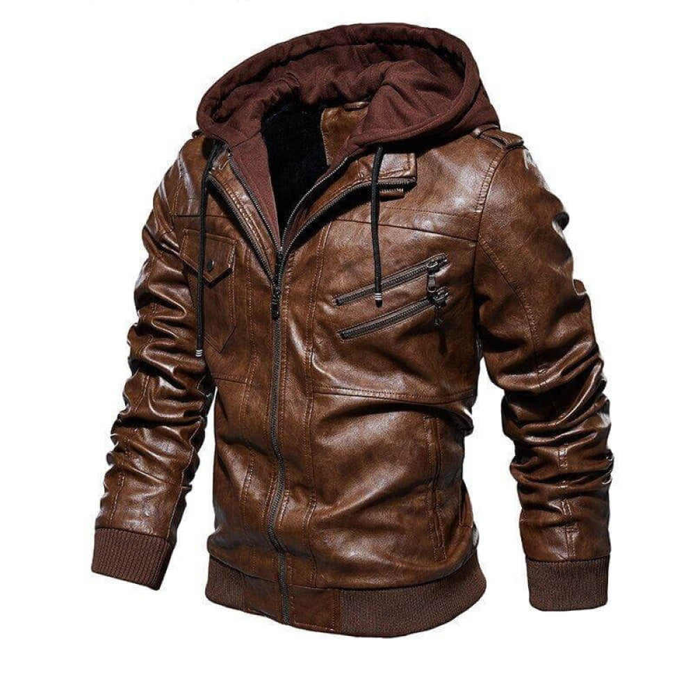 Jaqueta Masculina de Couro Maverick