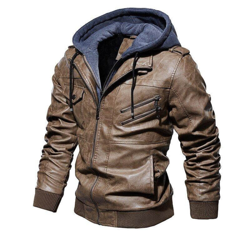 Jaqueta Masculina de Couro Maverick