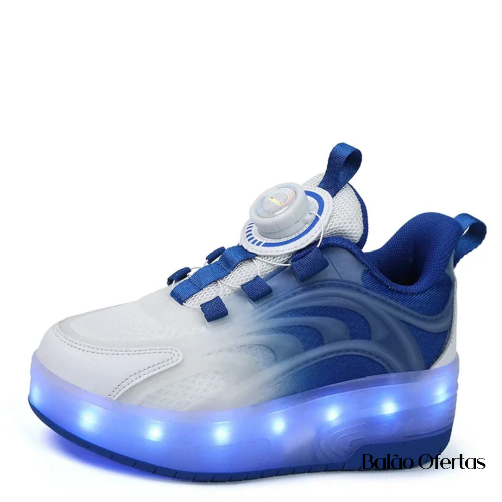 Tênis Infantil Pumello com Rodinhas e Luzes LED - Lojas Milana