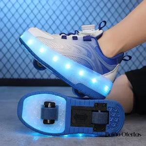 Tênis Infantil Pumello com Rodinhas e Luzes LED - Lojas Milana