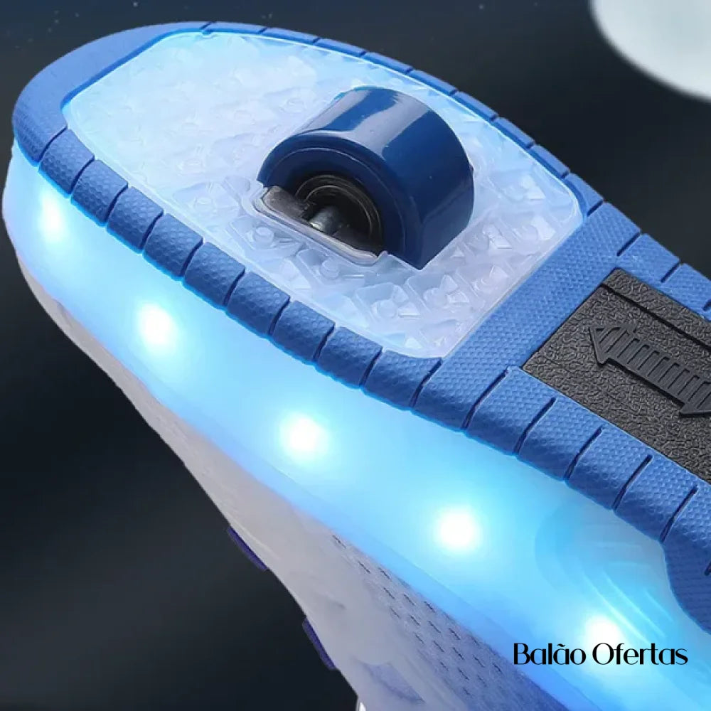 Tênis Infantil Pumello com Rodinhas e Luzes LED - Lojas Milana