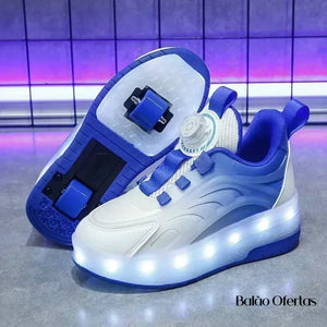 Tênis Infantil Pumello com Rodinhas e Luzes LED - Lojas Milana