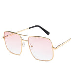 Óculos De Sol Vintage Quadrado Grande UV400 (Frete Grátis)
