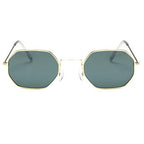 Óculos De Sol Vintage Polygonal Clean UV400 (FRETE GRÁTIS)