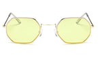 Óculos De Sol Vintage Polygonal Clean UV400 (FRETE GRÁTIS)