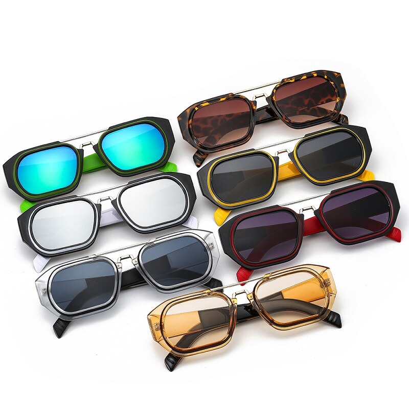 Óculos de Sol Retrô Retangular Moser UV400 (FRETE GRÁTIS)