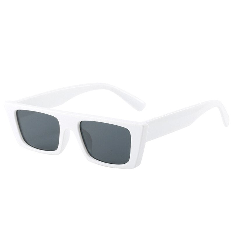 Óculos de Sol Retrô Retangular Tucker UV400 (FRETE GRÁTIS)