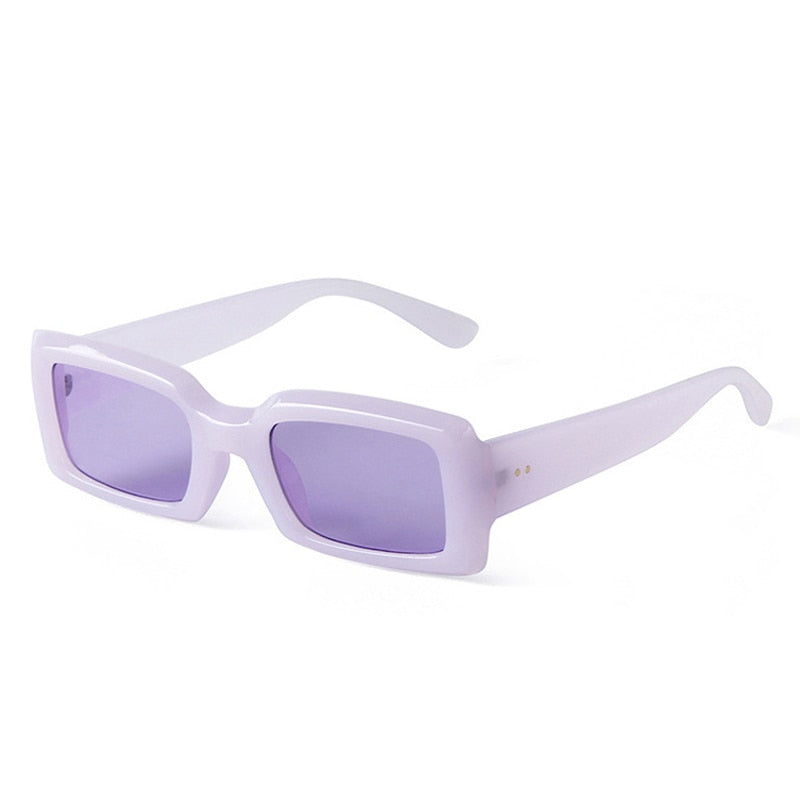 Óculos de Sol Retrô Retangular Ritchie UV400 (FRETE GRÁTIS)