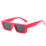 Óculos de Sol Retrô Retangular Tucker UV400 (FRETE GRÁTIS)