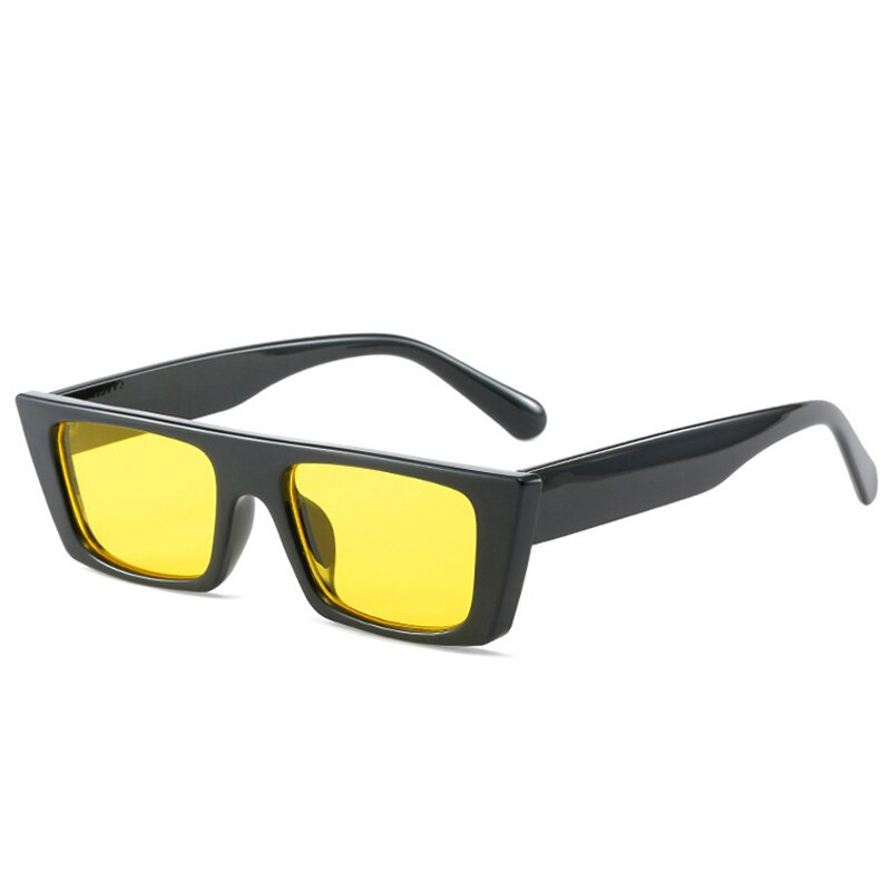 Óculos de Sol Retrô Retangular Tucker UV400 (FRETE GRÁTIS)