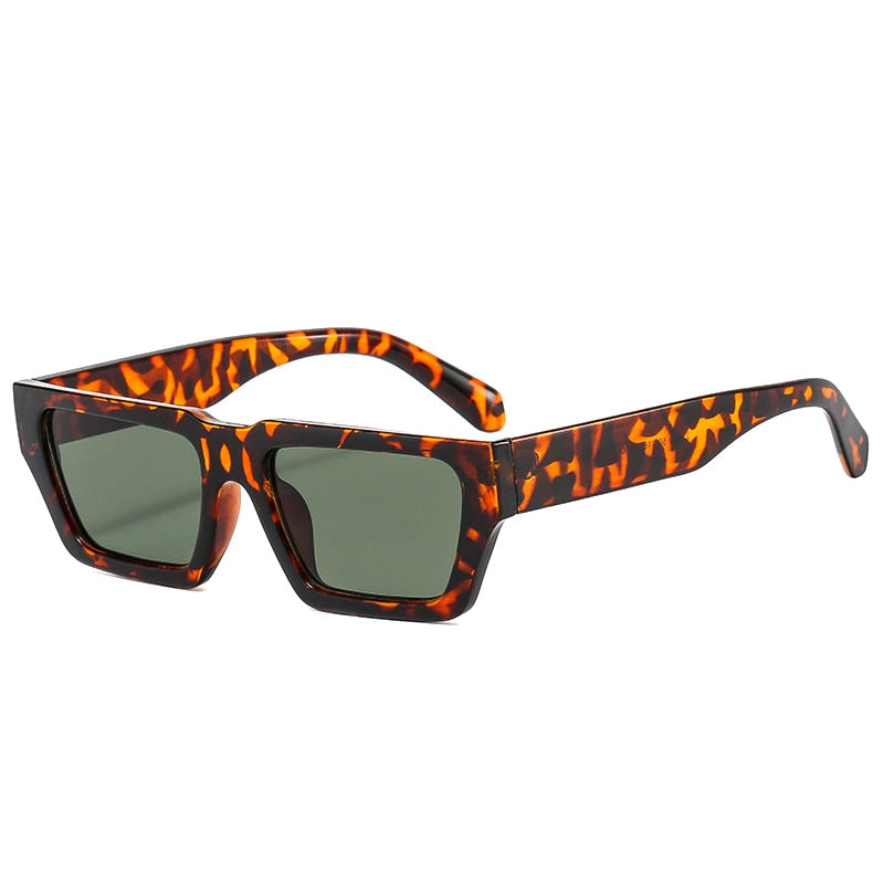 Óculos de Sol Retrô Retangular Scot UV400 (FRETE GRÁTIS)