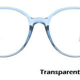 Transparent blue