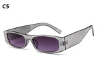 Óculos de Sol Vintage Retangular Strass Rioston UV400 (FRETE GRÁTIS)
