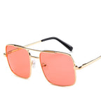 Óculos De Sol Vintage Quadrado Grande UV400 (Frete Grátis)
