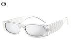 Óculos de Sol Vintage Retangular Strass Rioston UV400 (FRETE GRÁTIS)