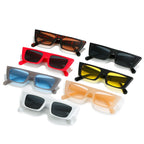 Óculos de Sol Retrô Retangular Tucker UV400 (FRETE GRÁTIS)