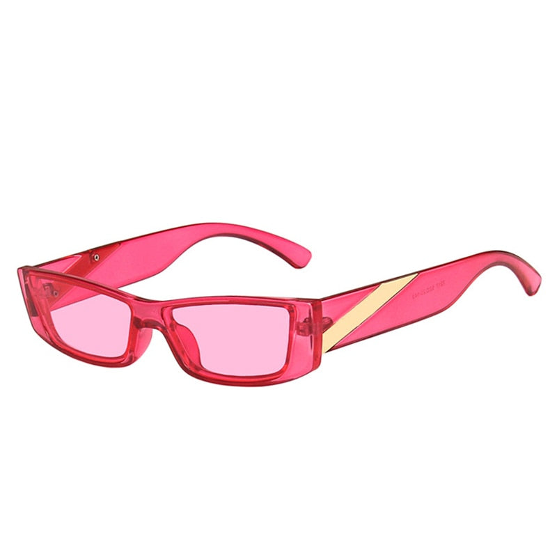 Óculos de Sol Retrô Retangular Marrie UV400 (FRETE GRÁTIS)