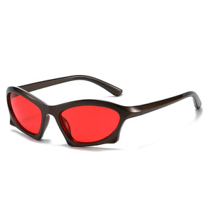 Compre 2022 nova moda feminina óculos de sol do vintage olho de