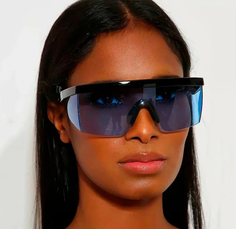 Óculos de Sol Oversized Temples UV400 (FRETE GRÁTIS)
