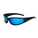 Preto Lente Azul Espelhada