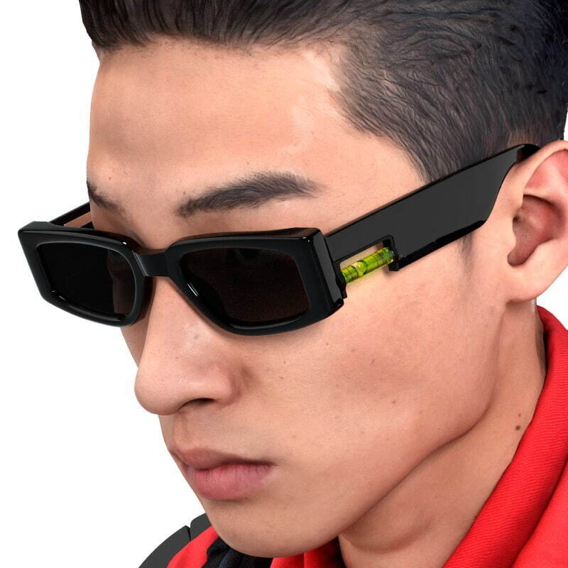 Óculos de Sol Retrô Retangular Butler UV400 (FRETE GRÁTIS)