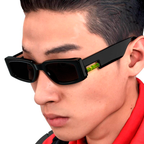 Óculos de Sol Retrô Retangular Butler UV400 (FRETE GRÁTIS)