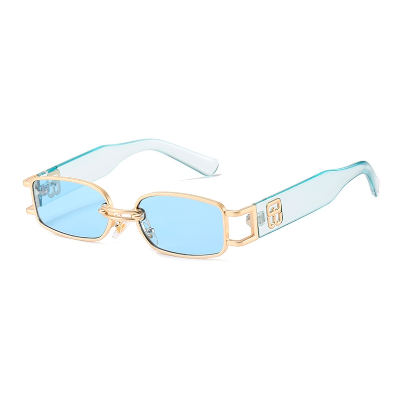 Óculos de Sol Vintage Retangular Hayes UV400 (FRETE GRÁTIS)