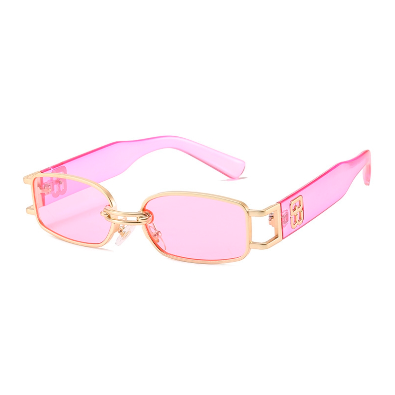 Óculos de Sol Vintage Retangular Hayes UV400 (FRETE GRÁTIS)