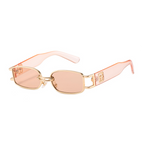 Óculos de Sol Vintage Retangular Hayes UV400 (FRETE GRÁTIS)